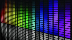 Music rainbows visualiser