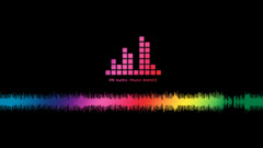 Music rainbows vivid colors