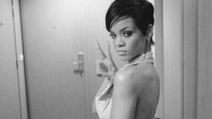 Music rapper rihanna short hair musicians black people pop stars