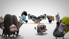 Music rocks animated