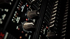 Music studio mixing tables