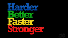 Music text daft punk