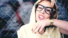 Music woman glasses rapper blondes Kreayshawn Natassia Gail 