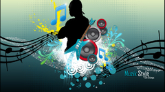Muzik Style vectorized Art