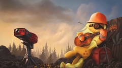 My little pony Engineer TF2 sentry TF2 Applejack