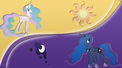 My little pony Princess Luna Princess Celestia