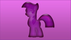 My little pony twilight sparkle glossy texture