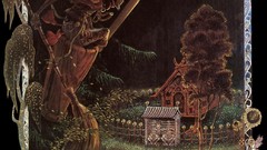 Mythology artwork fantasy art Baba Yaga