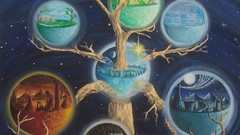 Mythology artwork fantasy art Yggdrassil