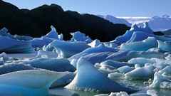 National park chile icebergs Paine