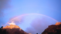 Nature alberta peaks national park rainbows banff national park