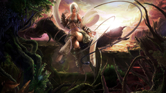 Nature artwork anime girls