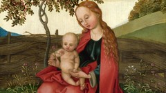 Nature baby paintings renaissance redheads