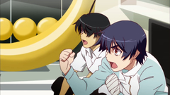 Nature blue hair bakemonogatari