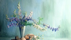 Nature bouquet vase Earth digital art