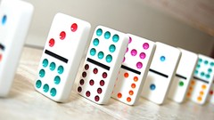 Nature Bricks dominos game