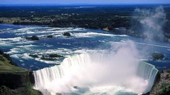 Nature Canada Niagara Falls waterfalls aerial