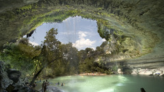 Nature caves tunnels Texas
