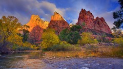 Nature clouds light three peaks Virgin