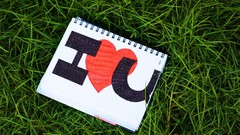 Nature grass love widescreen message