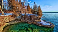 Nature lake michigan