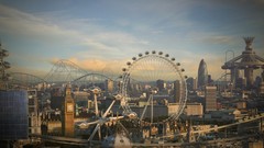 Nature London cities London Eye ferris wheels