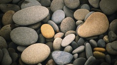 Nature minimalistic stones pebbles