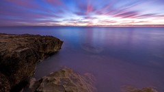 Nature morning magenta