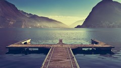 Nature Mountains deck lakes