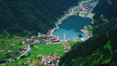Nature Mountains farm Turkey lakes Trabzon uzungöl townscape