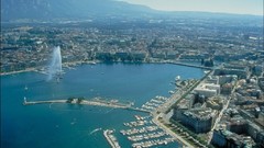 Nature Mountains ice switzerland widescreen lakes geneve HDR 