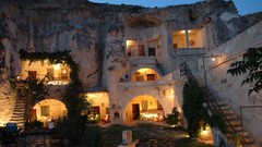 Nature night lights Turkey cappadocia Hoodoo