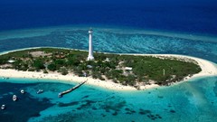 Nature ocean Islands beacon