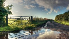 Nature puddles roads Villages