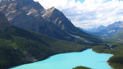Nature river Lake Mountains clouds hills bergster