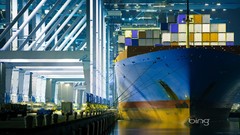 Nature ships container ships