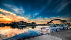 Nature ships piers HDR