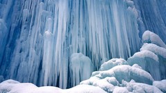 Nature snow winter ice icicles snow landscapes
