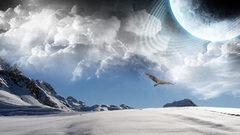 Nature snow winter mountain