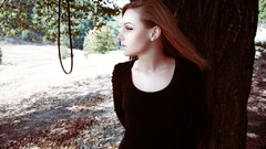 Nature Stars woman models redheads teen Laura Ivana