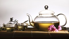 Nature tea tea set