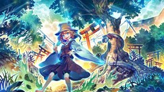 Nature Trees Animals water clouds Plants snakes hats goddess 