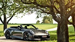 Nature Trees cars Porsche convertible vehicles porsche 911 