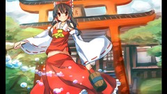 Nature Trees water clouds dress Scoop red eyes bucket houses 