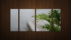 Nature water drops panels