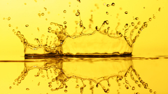 Nature water yellow splash