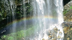 Nature waterfalls falls national park rainbows Mount Rainier