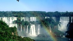 Nature waterfalls Iguazu Falls Brazil
