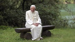 Nature white bench Wood natural christianity pope Catholicism 