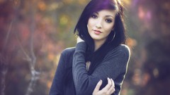 Nature woman brunettes retouch